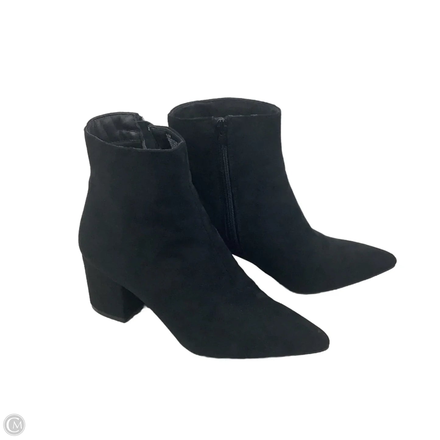 Boots Ankle Heels By Sugar In Black, Size: 6.5