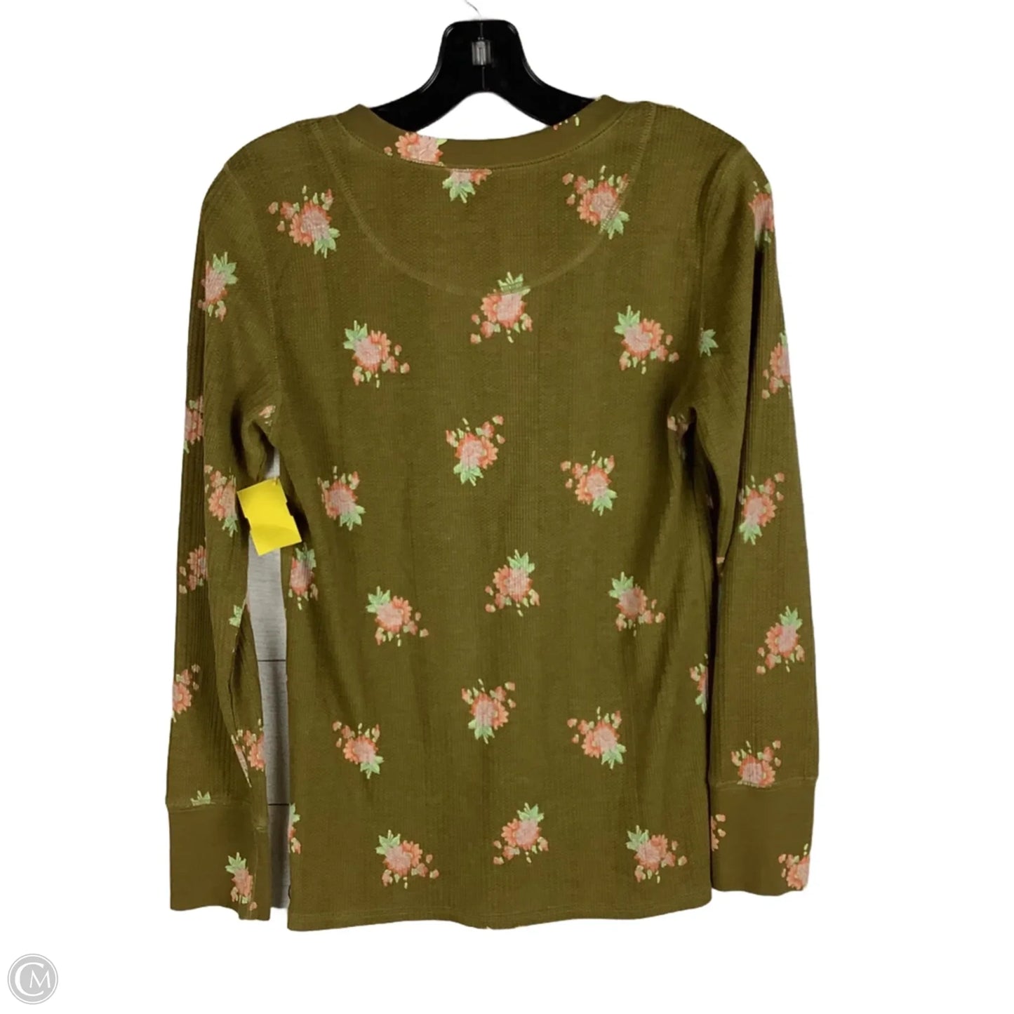 Top Long Sleeve By Aerie In Green, Size: M