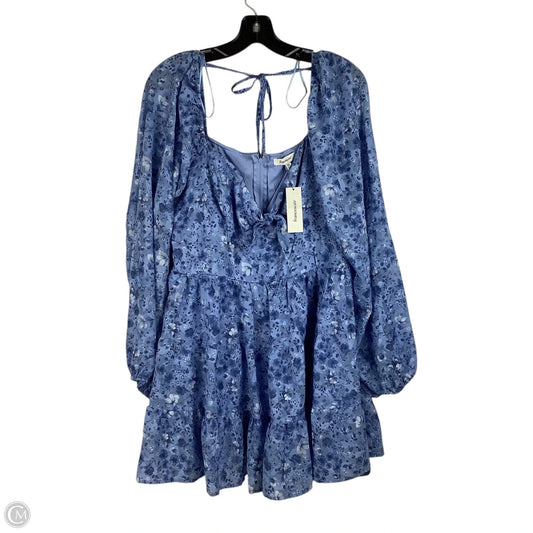 Dress Party Short By Francesca's In Blue, Size: Xl