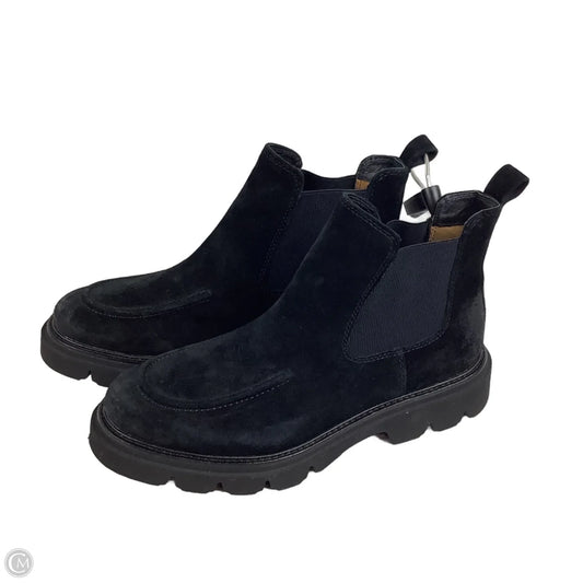Boots Ankle Flats By Sofft In Black, Size: 8.5