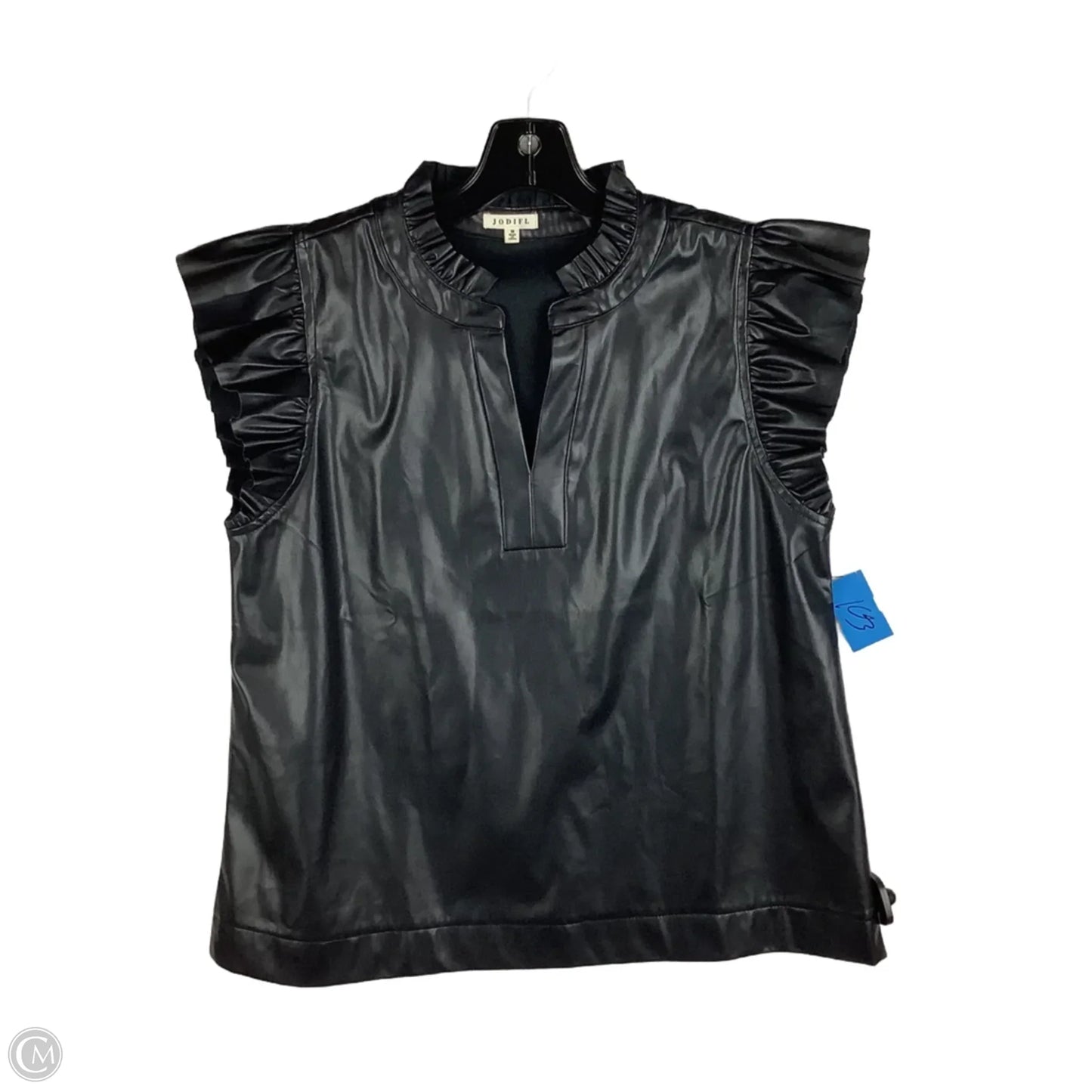 Top Short Sleeve By Jodifl In Black, Size: M