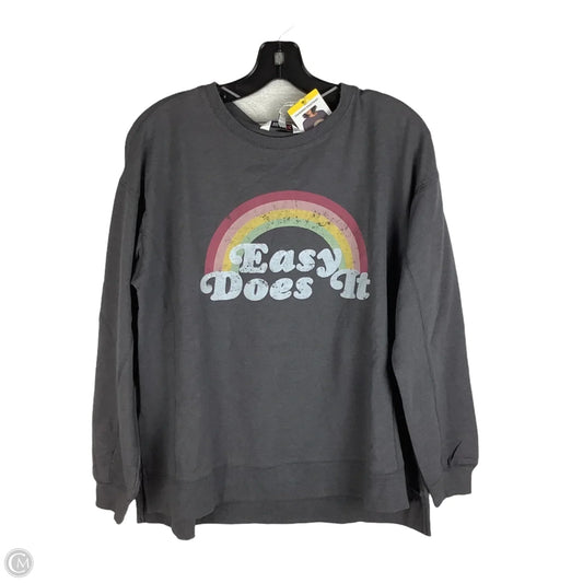 Sweatshirt Crewneck By Wildfox In Grey, Size: M