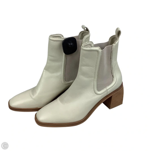 Boots Ankle Heels By Dolce Vita In Cream, Size: 10