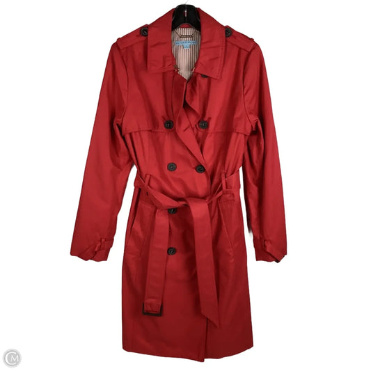 Coat Trench Coat By Antonio Melani In Red, Size: L