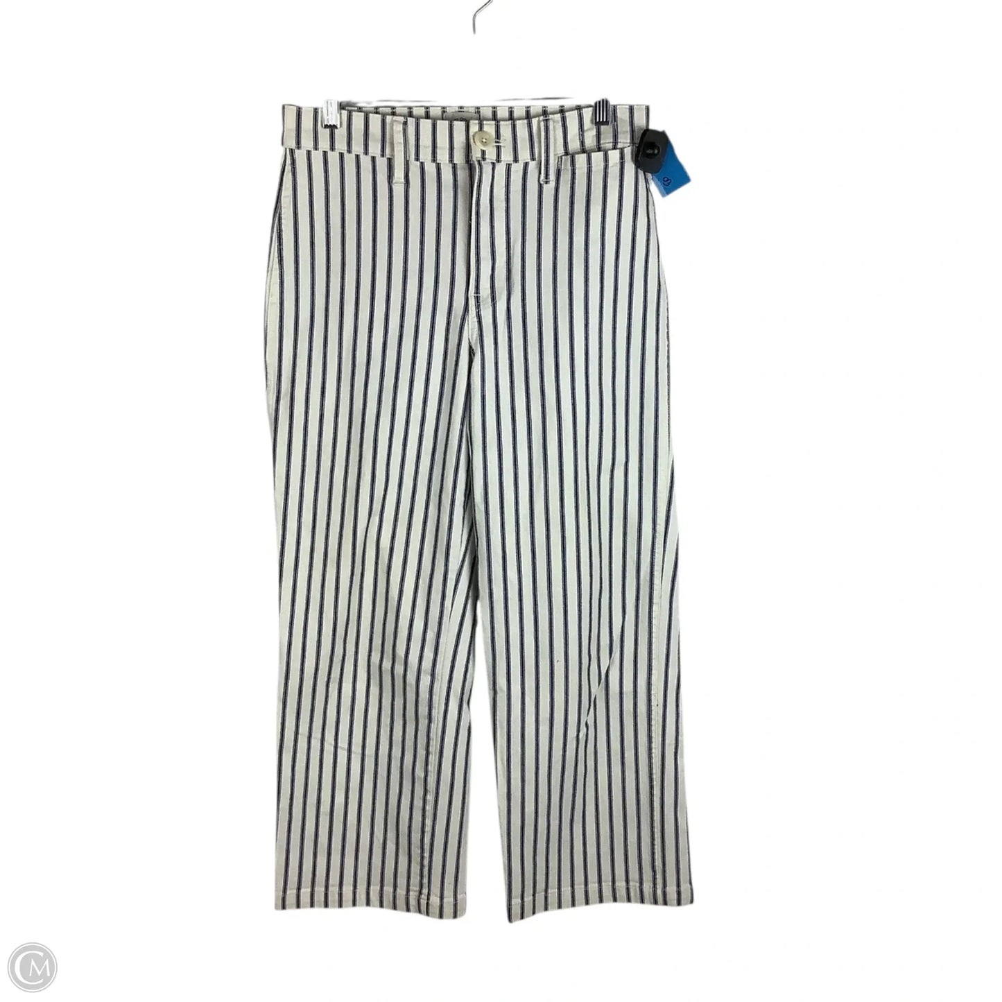 Pants Wide Leg By J. Crew In Striped Pattern, Size: 2 (26)