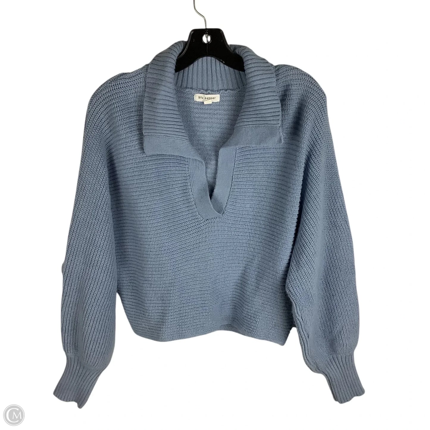 Sweater By Blu Pepper In Blue, Size: M
