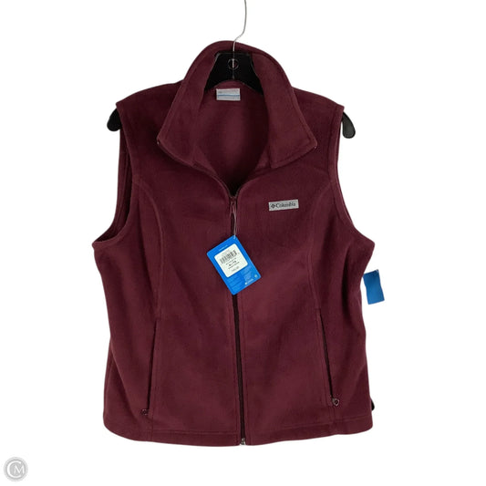 Vest Fleece By Columbia In Red, Size: Xl