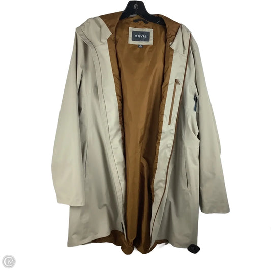 Jacket Windbreaker By Orvis In Tan, Size: Xl
