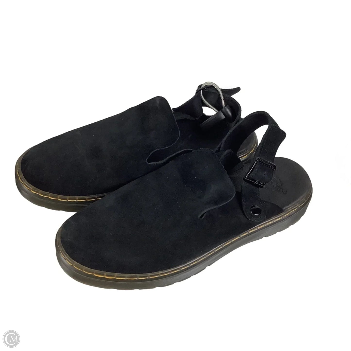 Shoes Flats By Dr Martens In Black, Size: 11