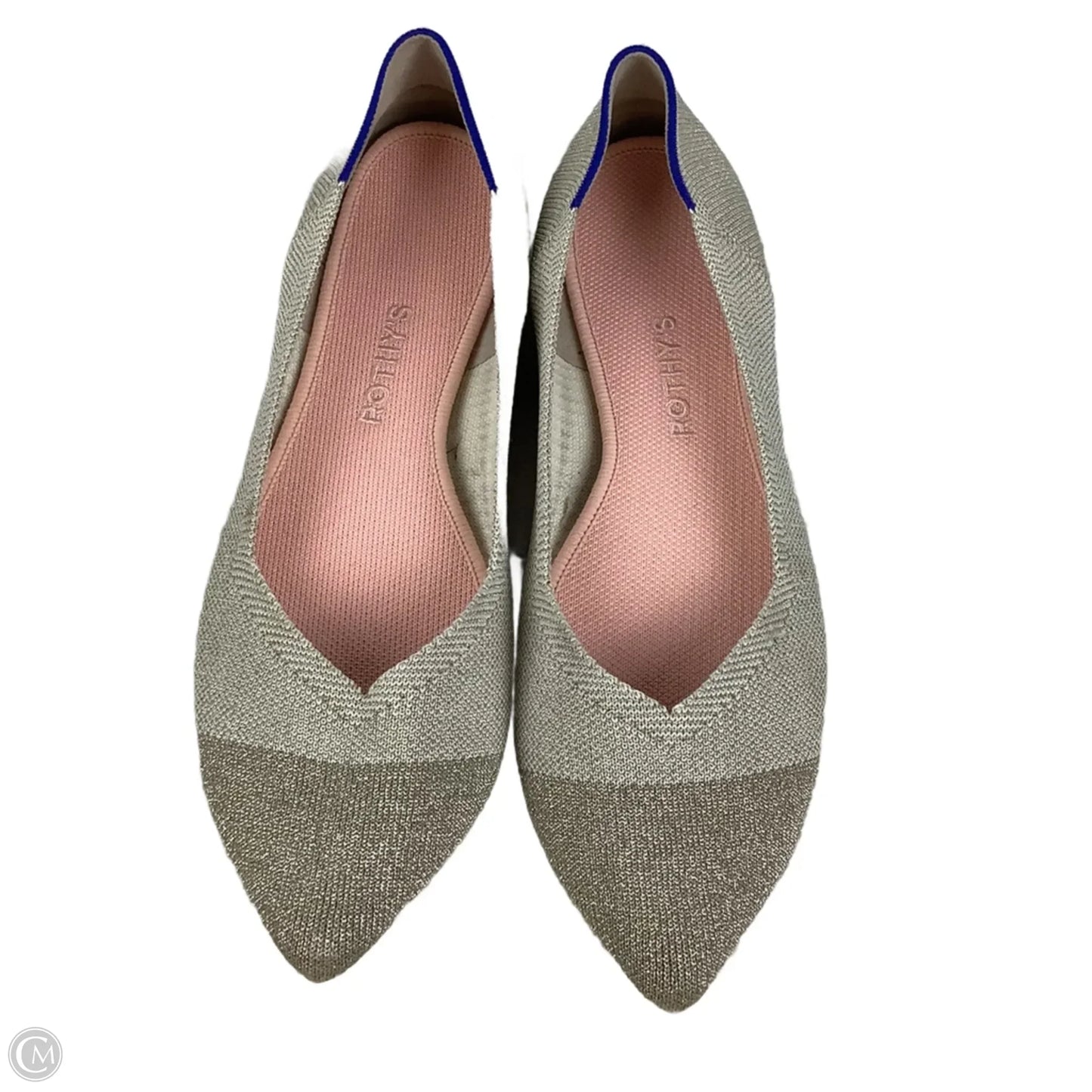 Shoes Flats By Rothys In Gold, Size: 11