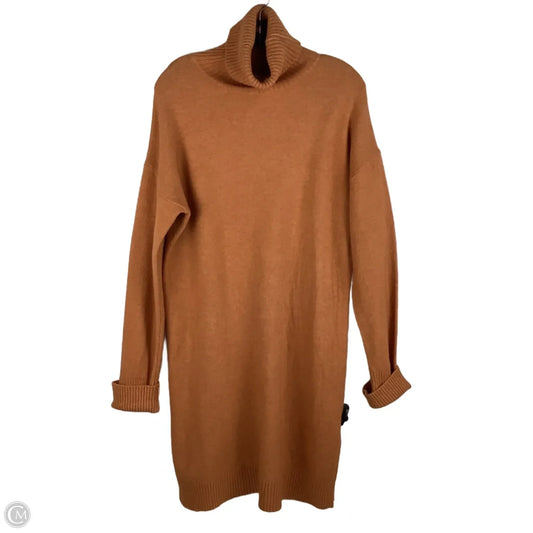 Dress Sweater By Mystree In Orange, Size: M