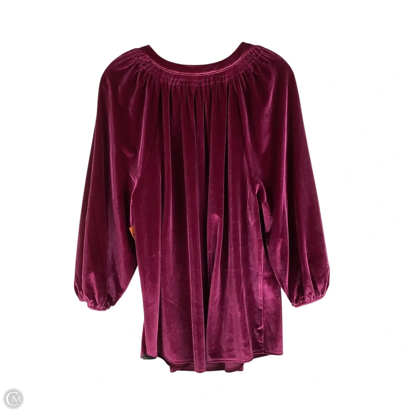 Top Long Sleeve By Crown And Ivy In Purple, Size: 1x