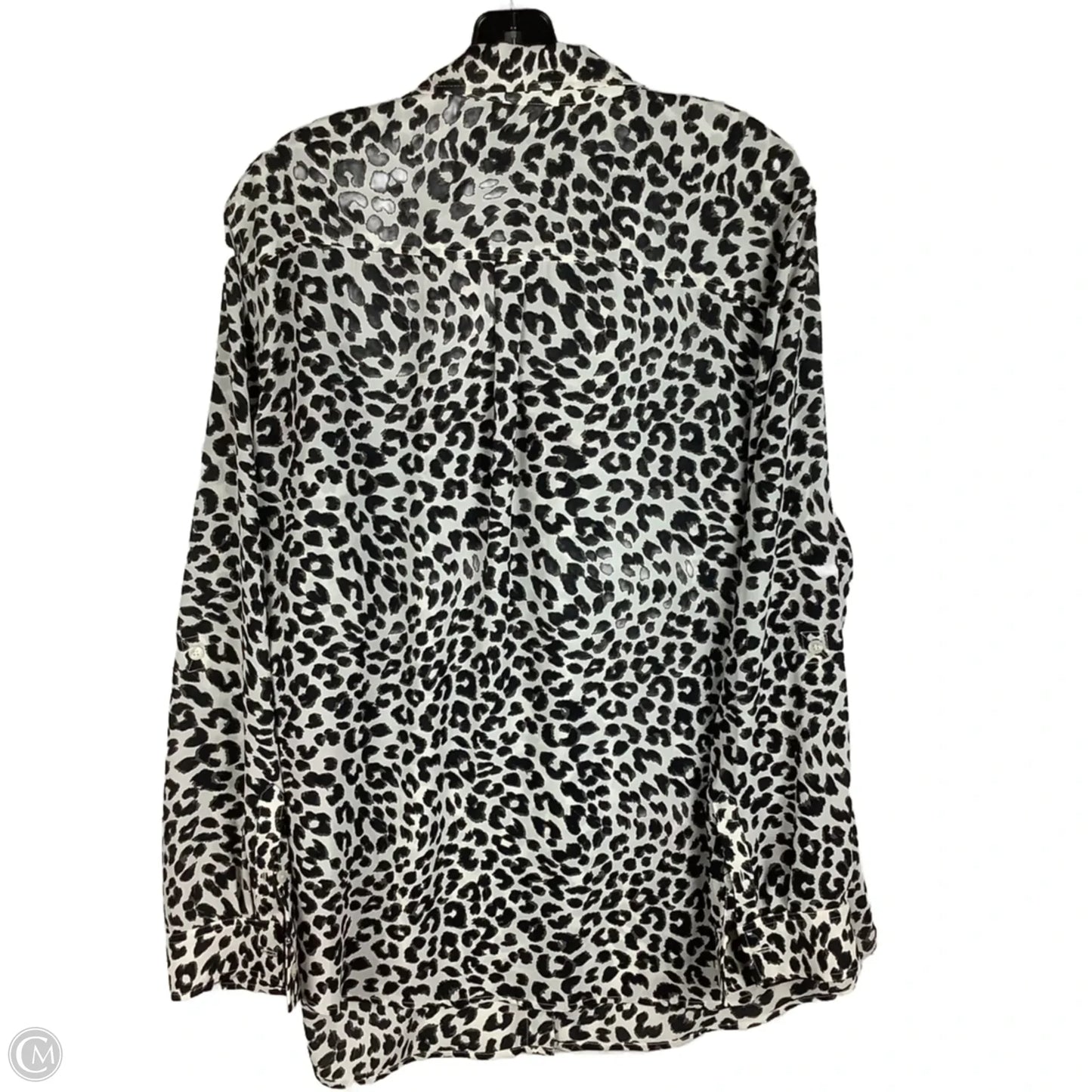 Top Long Sleeve By Talbots In Animal Print, Size: 2x