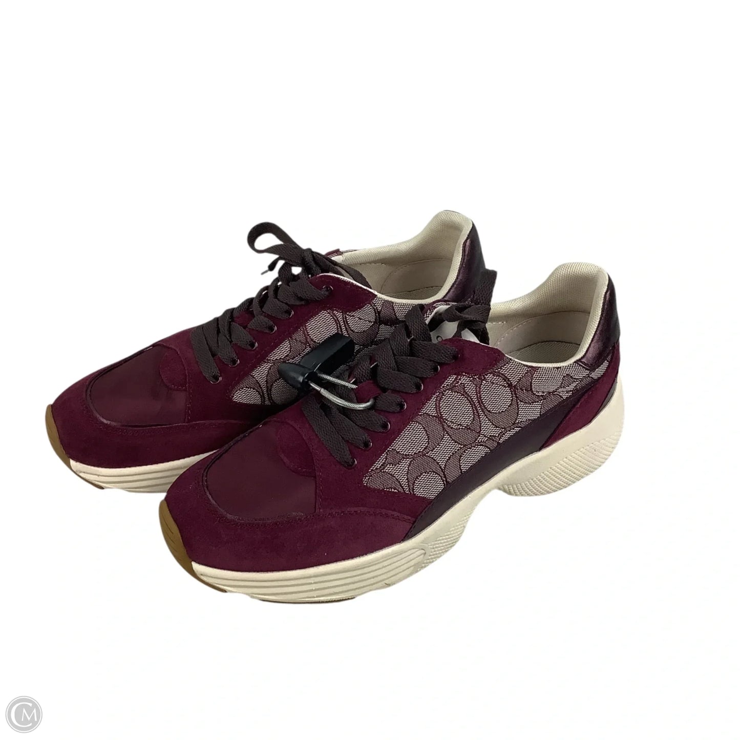 Shoes Designer By Coach In Maroon, Size: 10