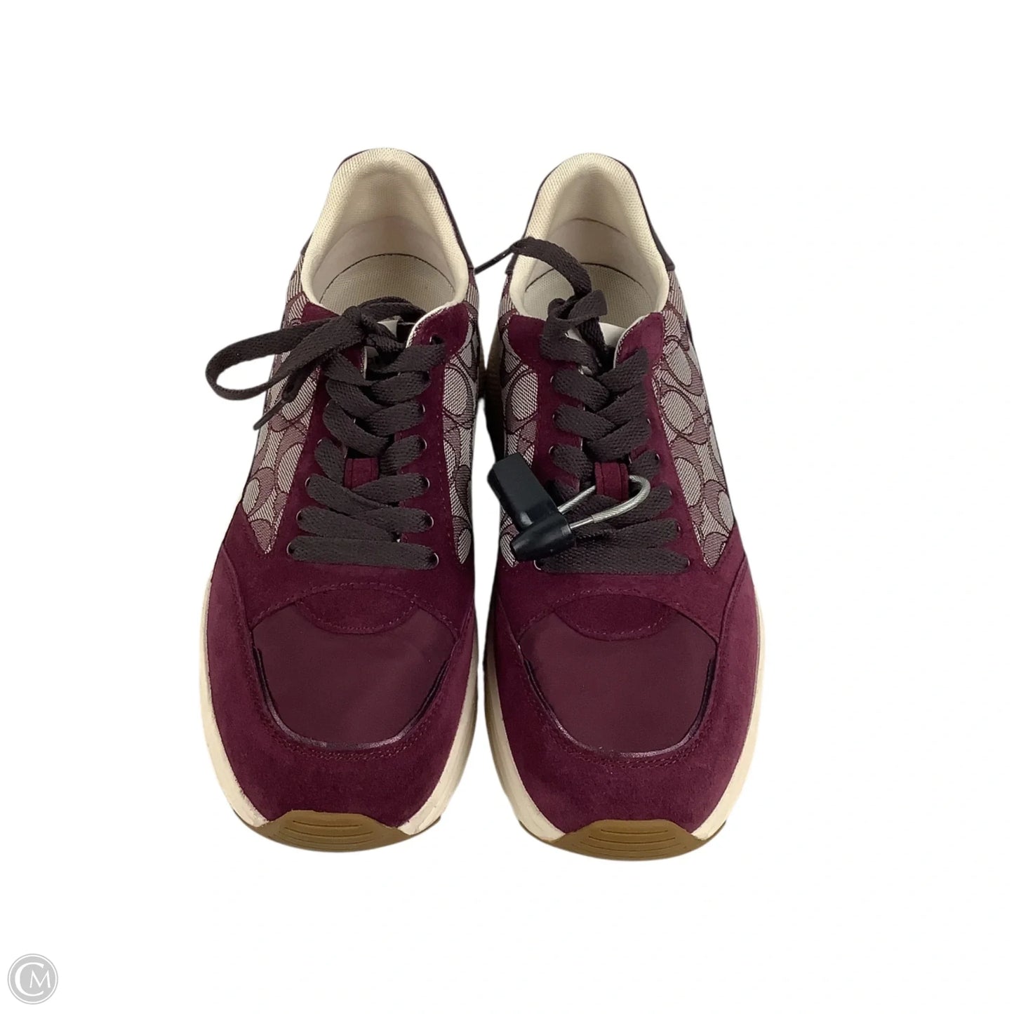Shoes Designer By Coach In Maroon, Size: 10