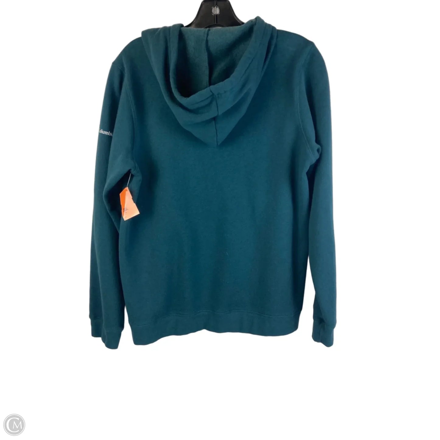 Sweatshirt Hoodie By Columbia In Green, Size: M