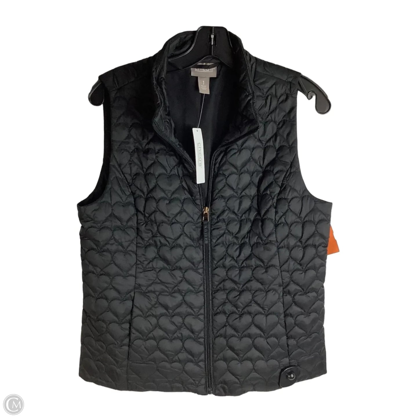 Vest Puffer & Quilted By Chicos In Black, Size: S