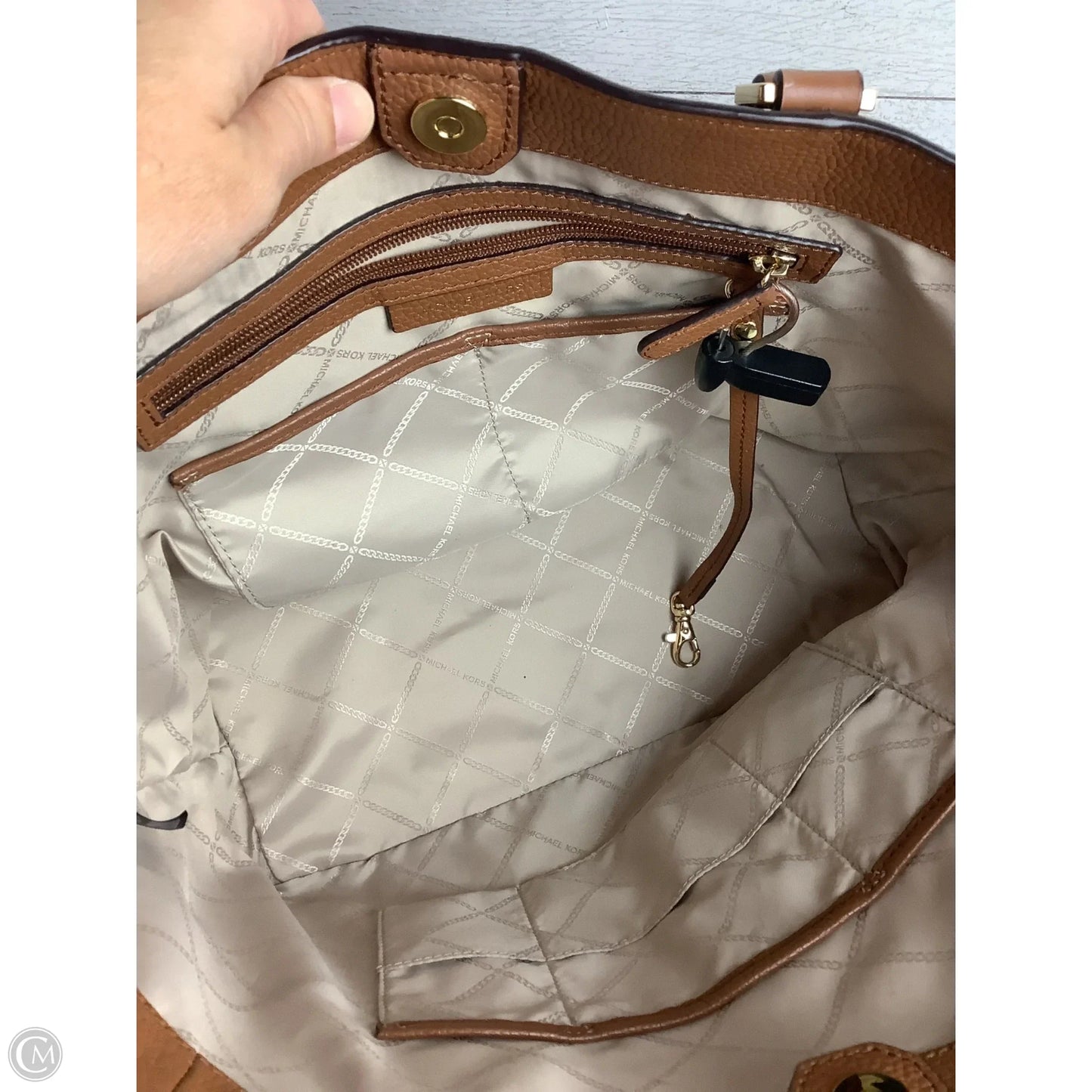 Handbag Designer By Michael Kors, Size: Large