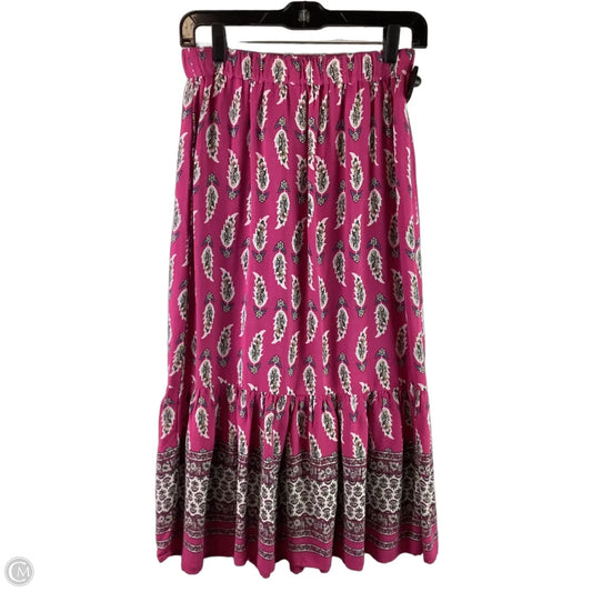 Skirt Maxi By Loft In Pink, Size: S