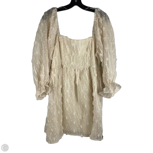 Dress Party Short By Flying Tomato In Cream, Size: M
