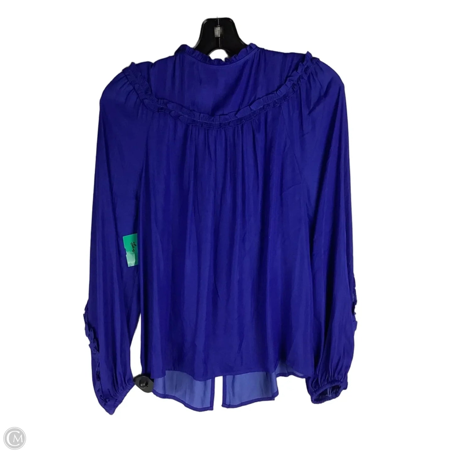 Top Long Sleeve By Loft In Blue, Size: S