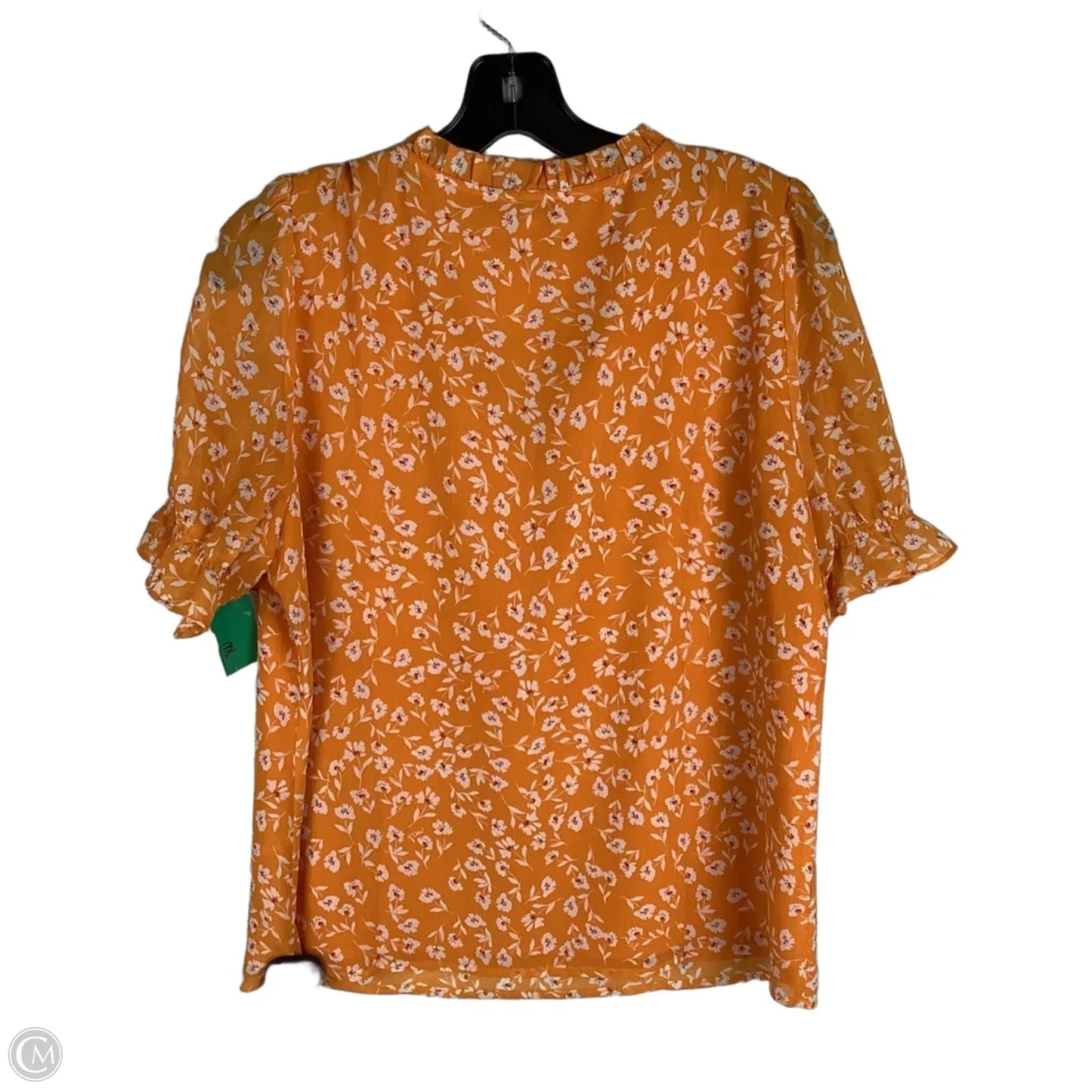 Top Short Sleeve By J. Crew In Orange, Size: M