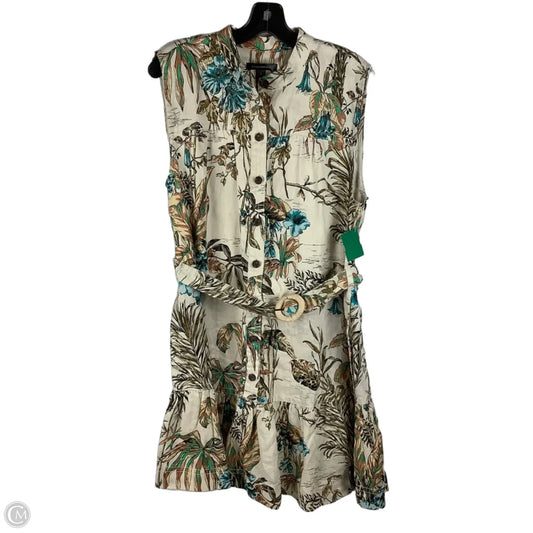 Dress Casual Short By Banana Republic In Floral Print, Size: M