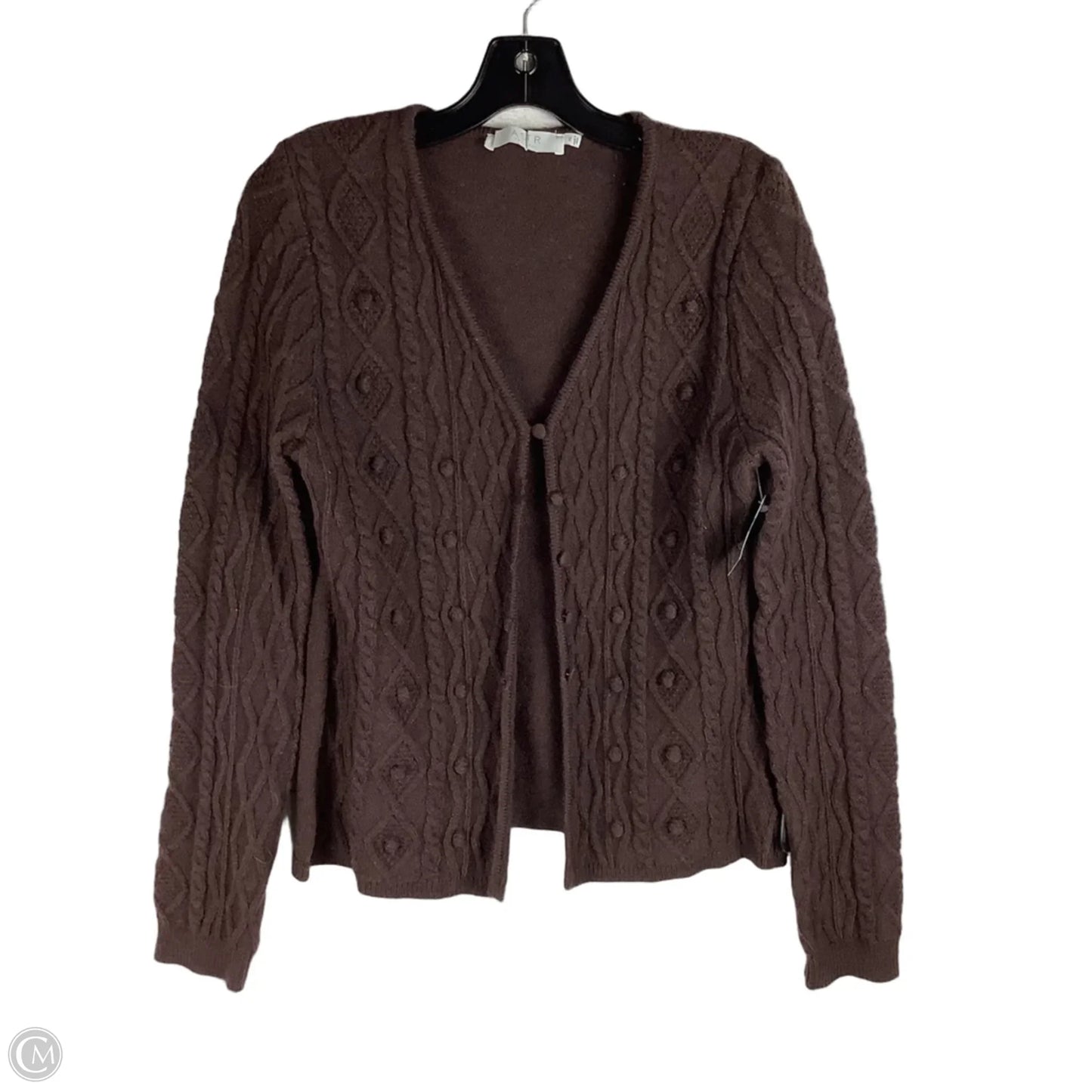 Sweater Cardigan By Astr The Label In Brown, Size: Xl