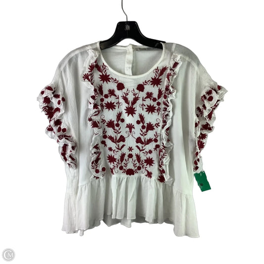 Top Short Sleeve By See And Be Seen In White, Size: S