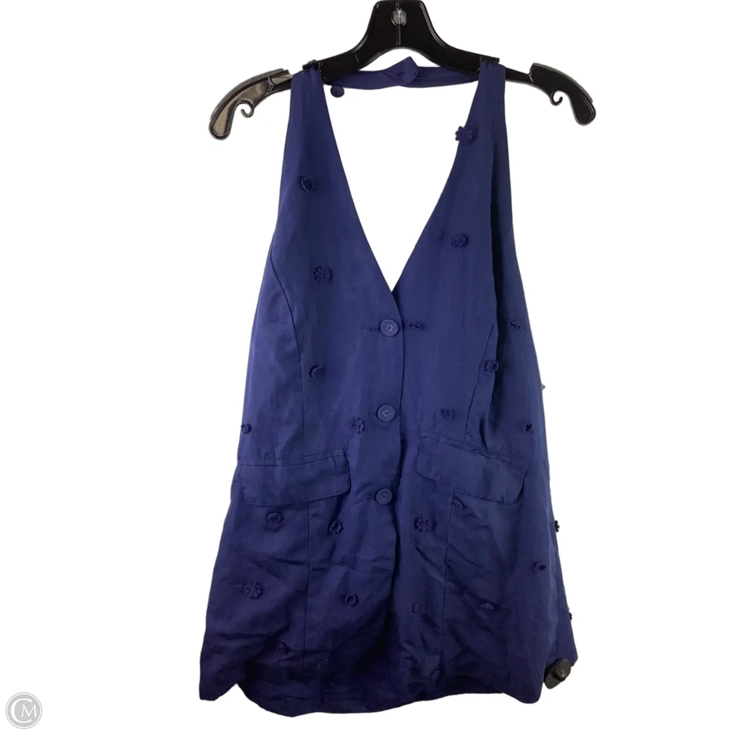 Top Sleeveless By Maeve In Blue, Size: L
