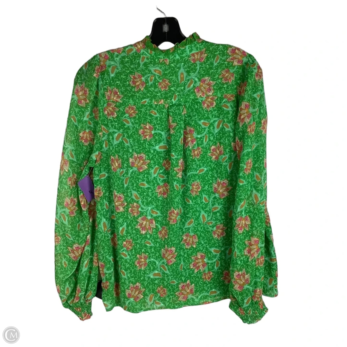 Top Long Sleeve By Joie In Green, Size: S