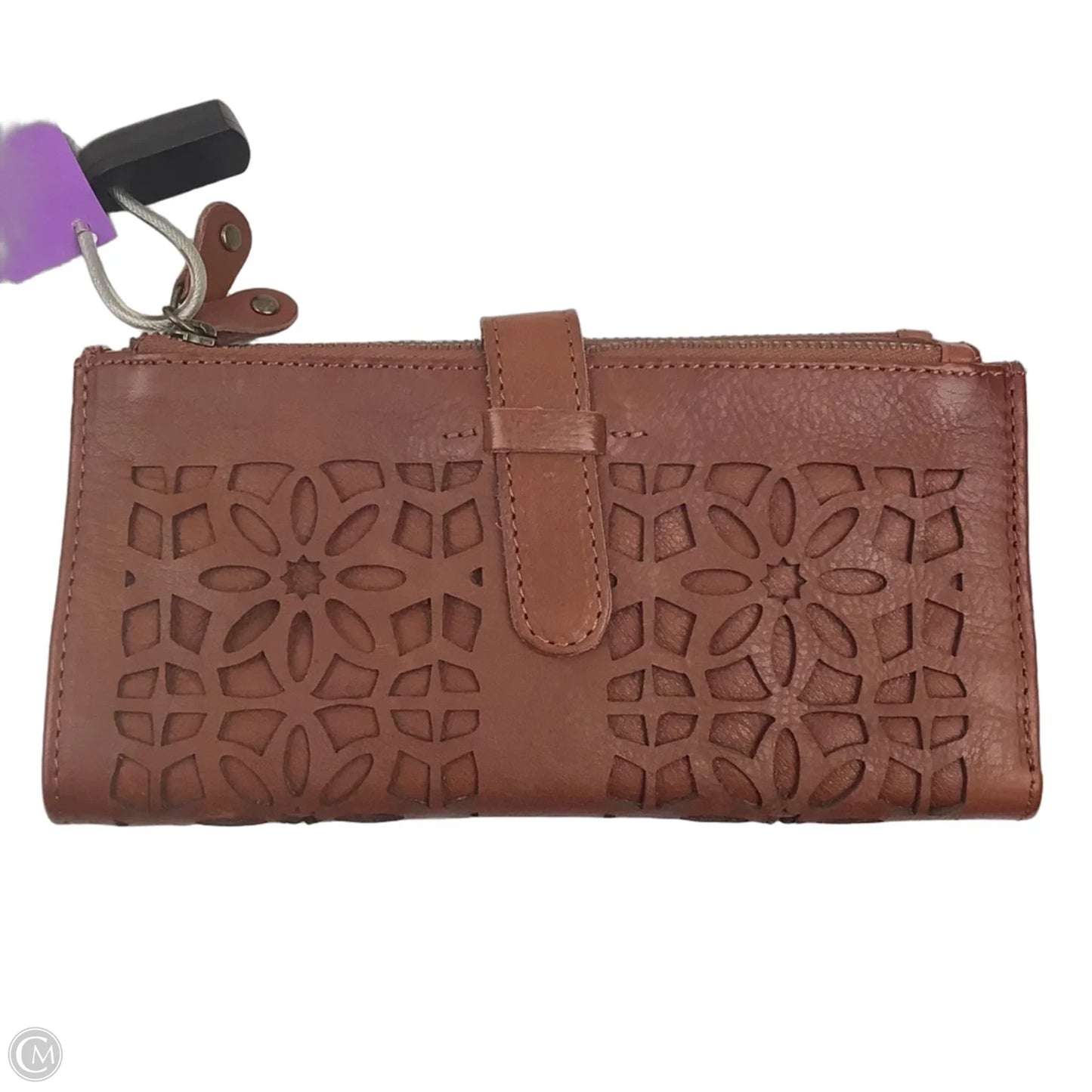 Wallet Leather By Clothes Mentor, Size: Medium