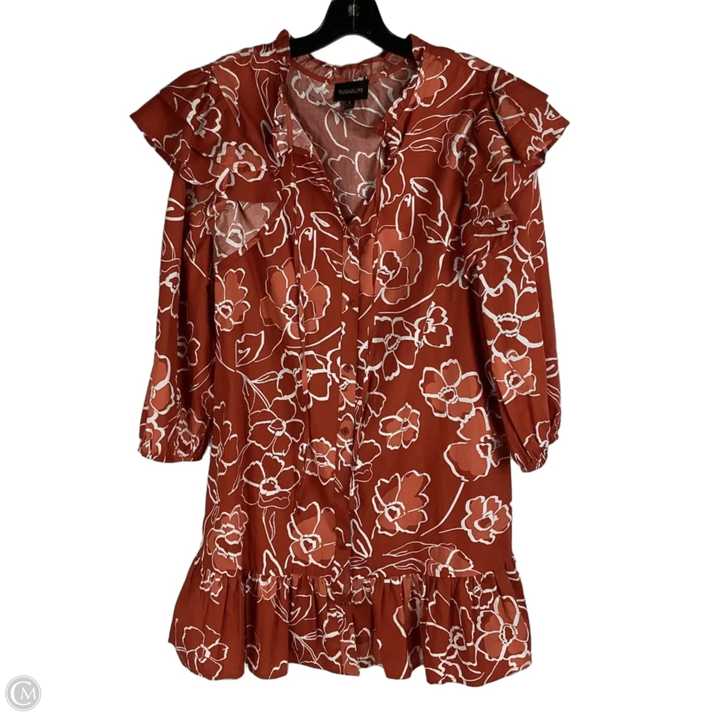 Dress Party Short By Sugar Lips In Tan, Size: L