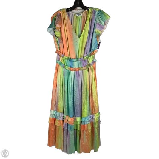 Dress Party Long By Current Air In Multi-colored, Size: S
