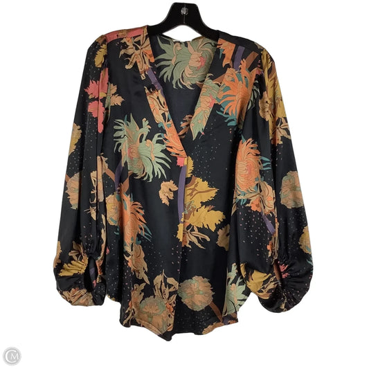 Top Long Sleeve By Jodifl In Orange, Size: S