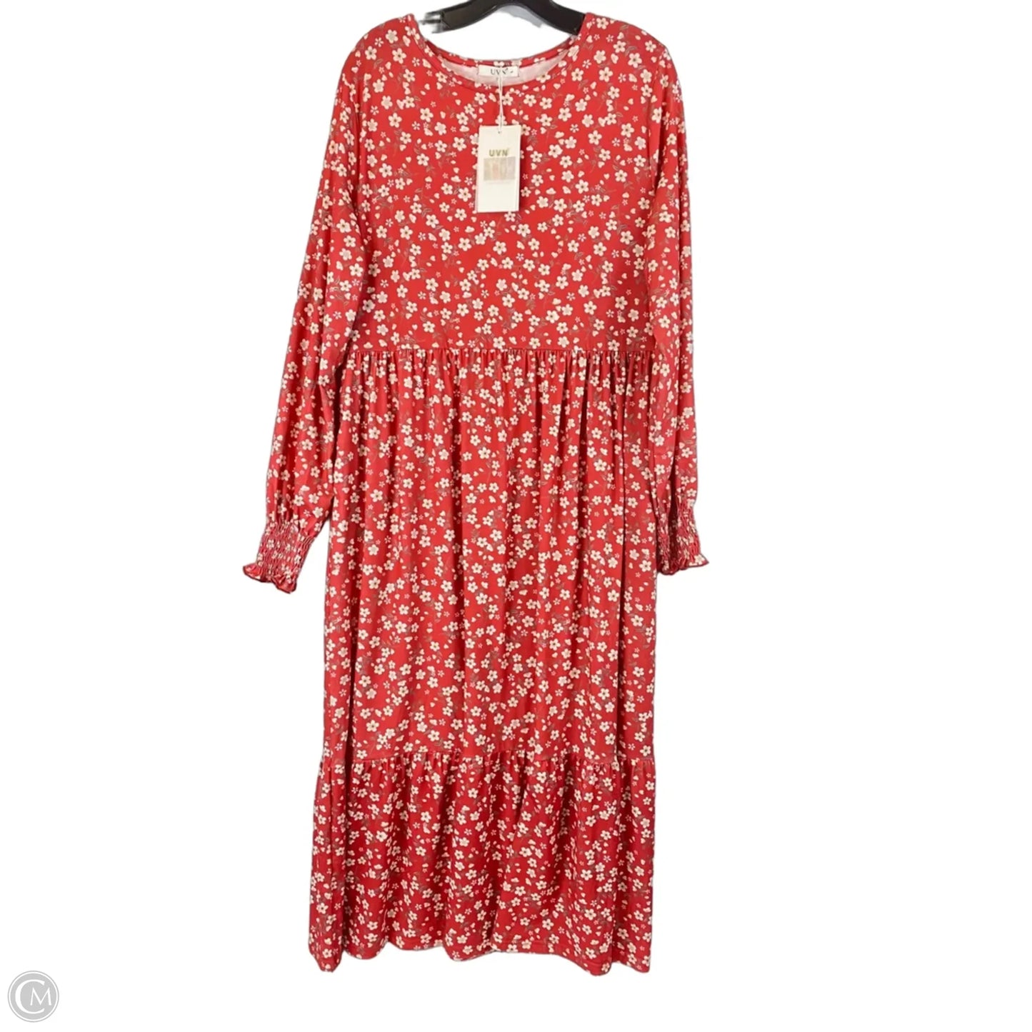 Dress Casual Maxi By Clothes Mentor In Red, Size: L