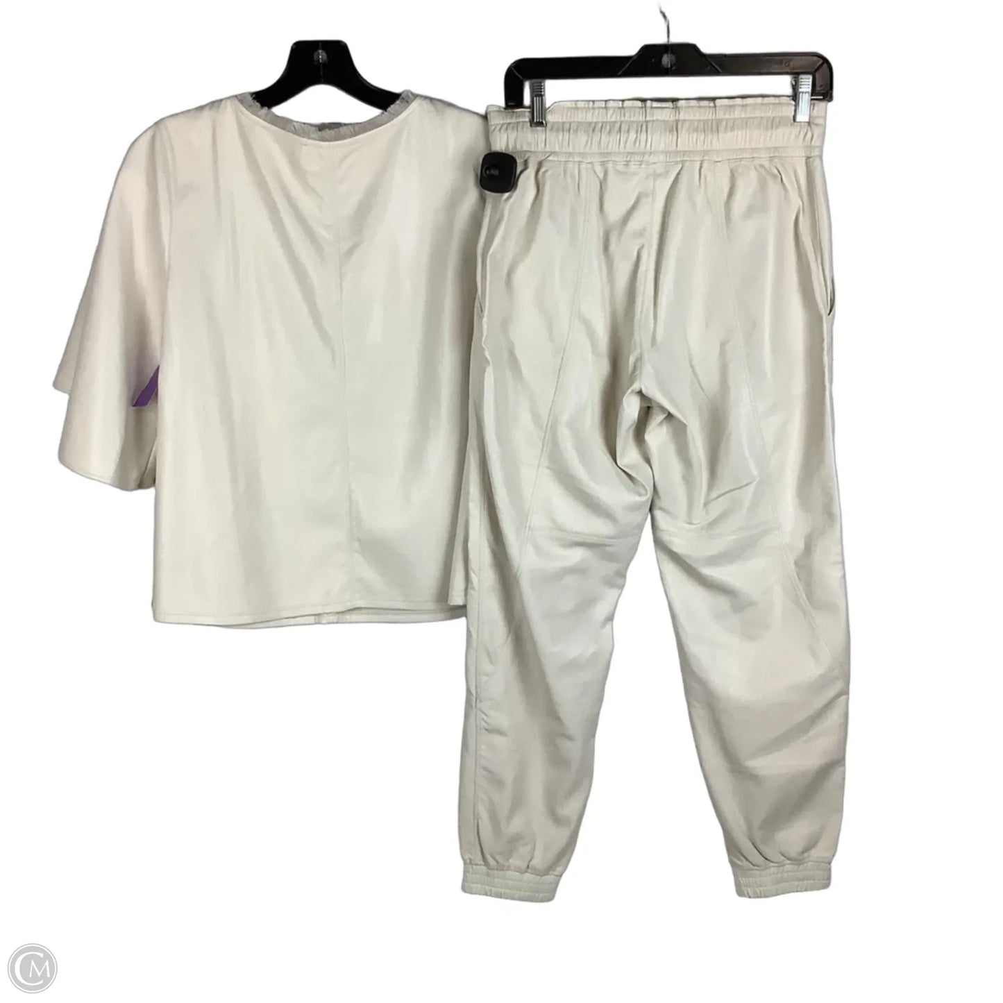 Pants Set 2pc By Cmc In Cream, Size: TOP M/ BOTTOM S