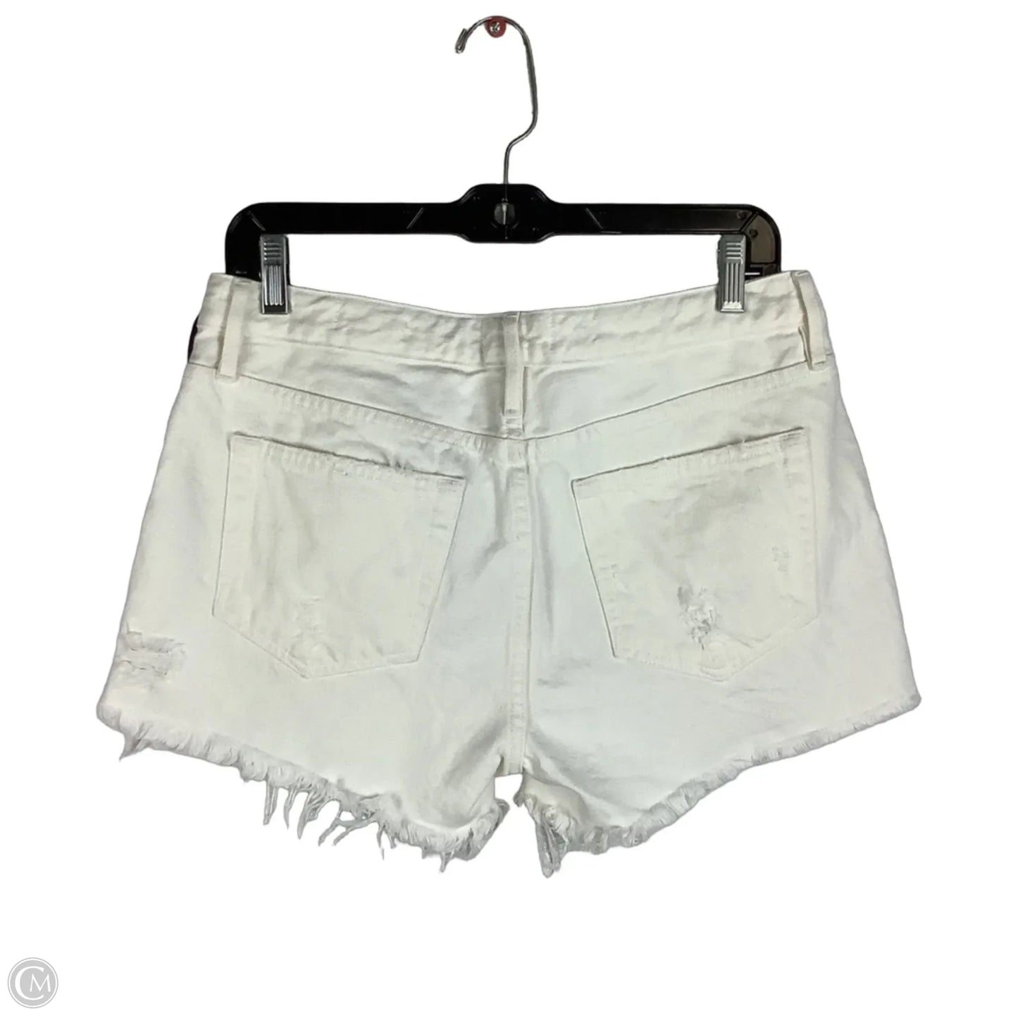 Shorts By Frame In White Denim, Size: 4 (26)