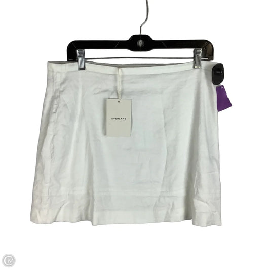 Skirt Mini & Short By Everlane In White, Size: 10
