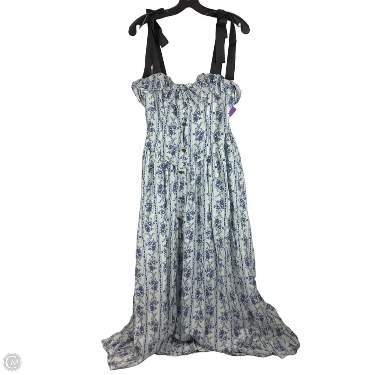Dress Casual Maxi By Blu Pepper In Blue, Size: L