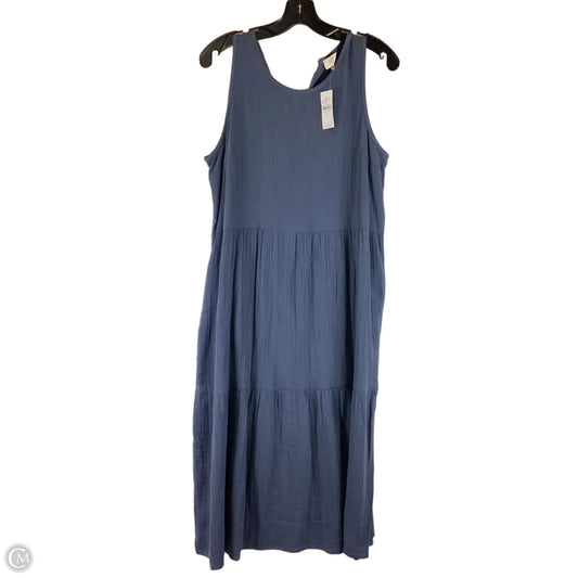 Dress Casual Maxi By Loft In Blue, Size: S