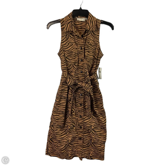 Dress Casual Short By Maeve In Animal Print, Size: Xs
