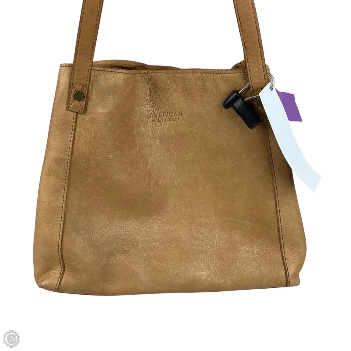 Handbag Leather By Cmc, Size: Medium
