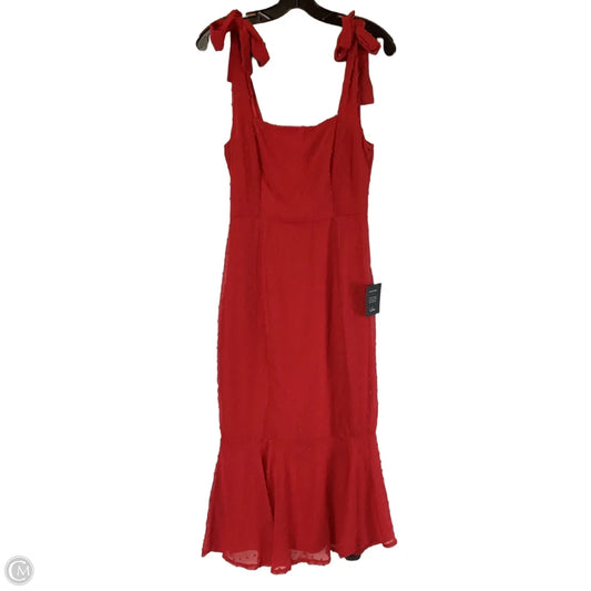 Dress Casual Maxi By Lulus In Red, Size: Xs