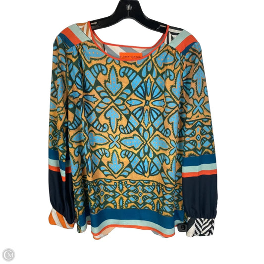 Top Long Sleeve By Clothes Mentor In Green, Size: M