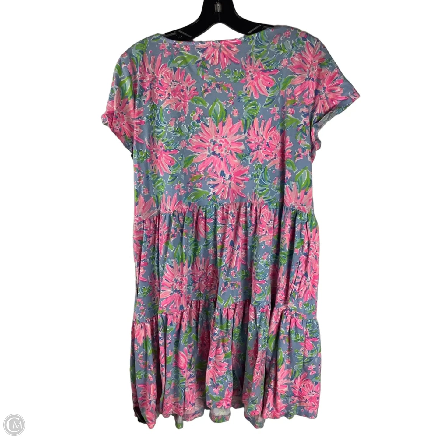 Dress Designer By Lilly Pulitzer In Blue & Pink, Size: L