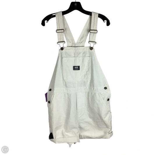 Shortalls By Vans In White Denim, Size: M