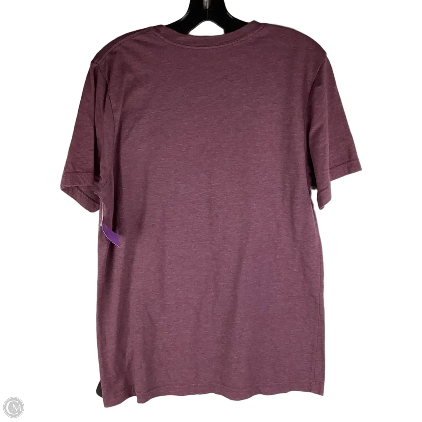 Top Short Sleeve By Canvas In Purple, Size: L