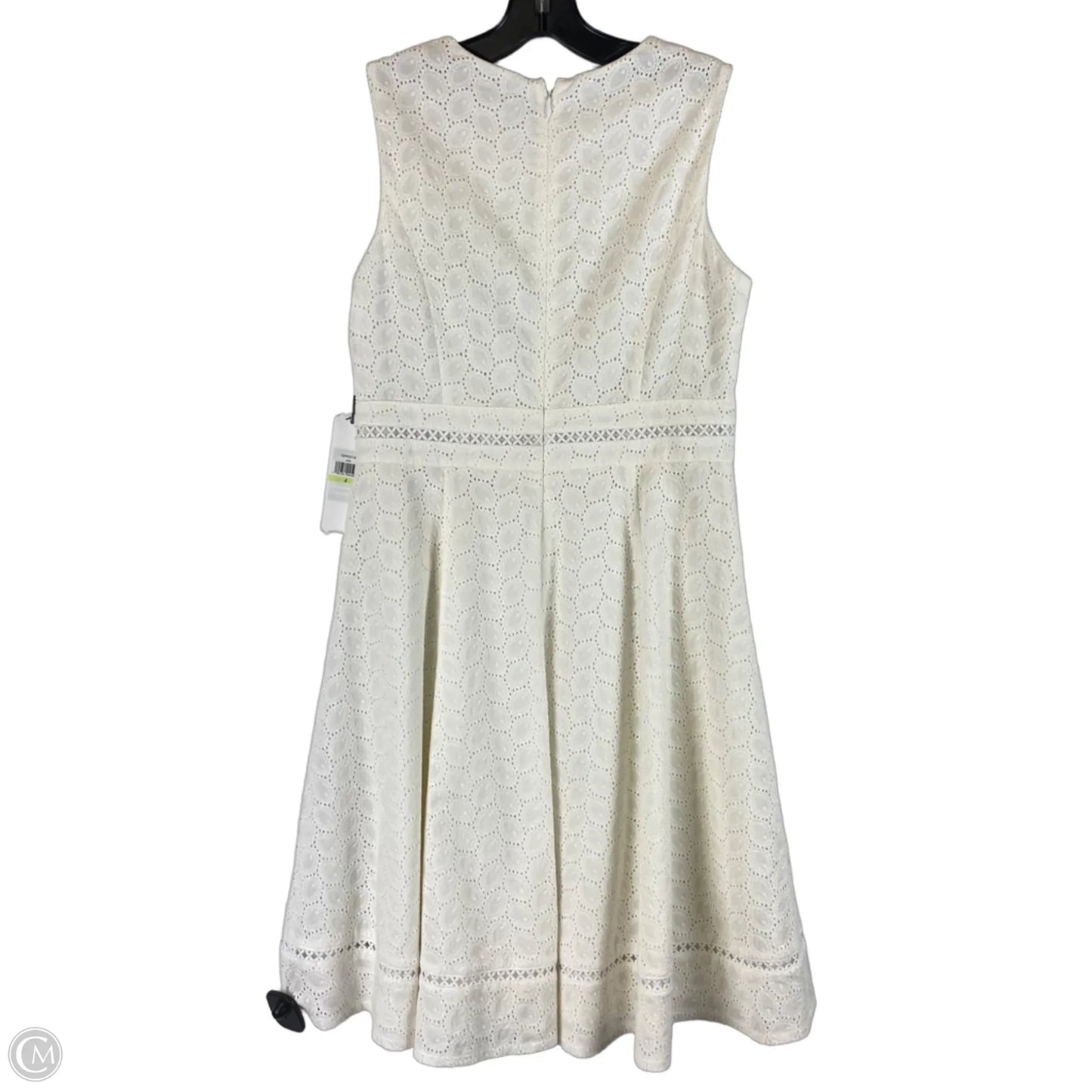 Dress Work By Calvin Klein In White, Size: 4
