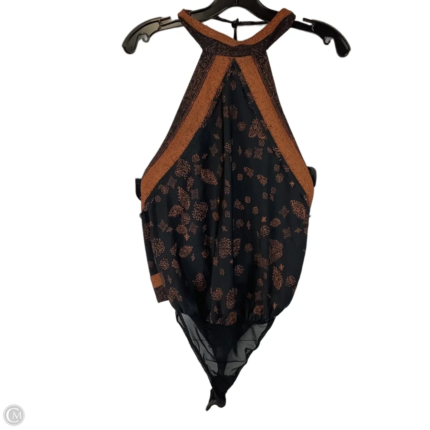 Bodysuit By Free People In Black & Brown, Size: S